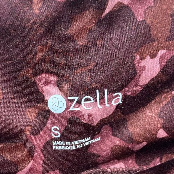 Zella Soft High Waist 7/8‎ Leggings Pink Floral Camo Size Small - Picture 2 of 15